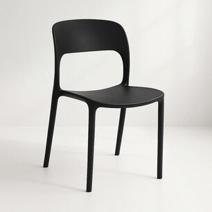 Silla De Comedor O Terraza Alto Tr&aacute;fico Kentucky - Negra