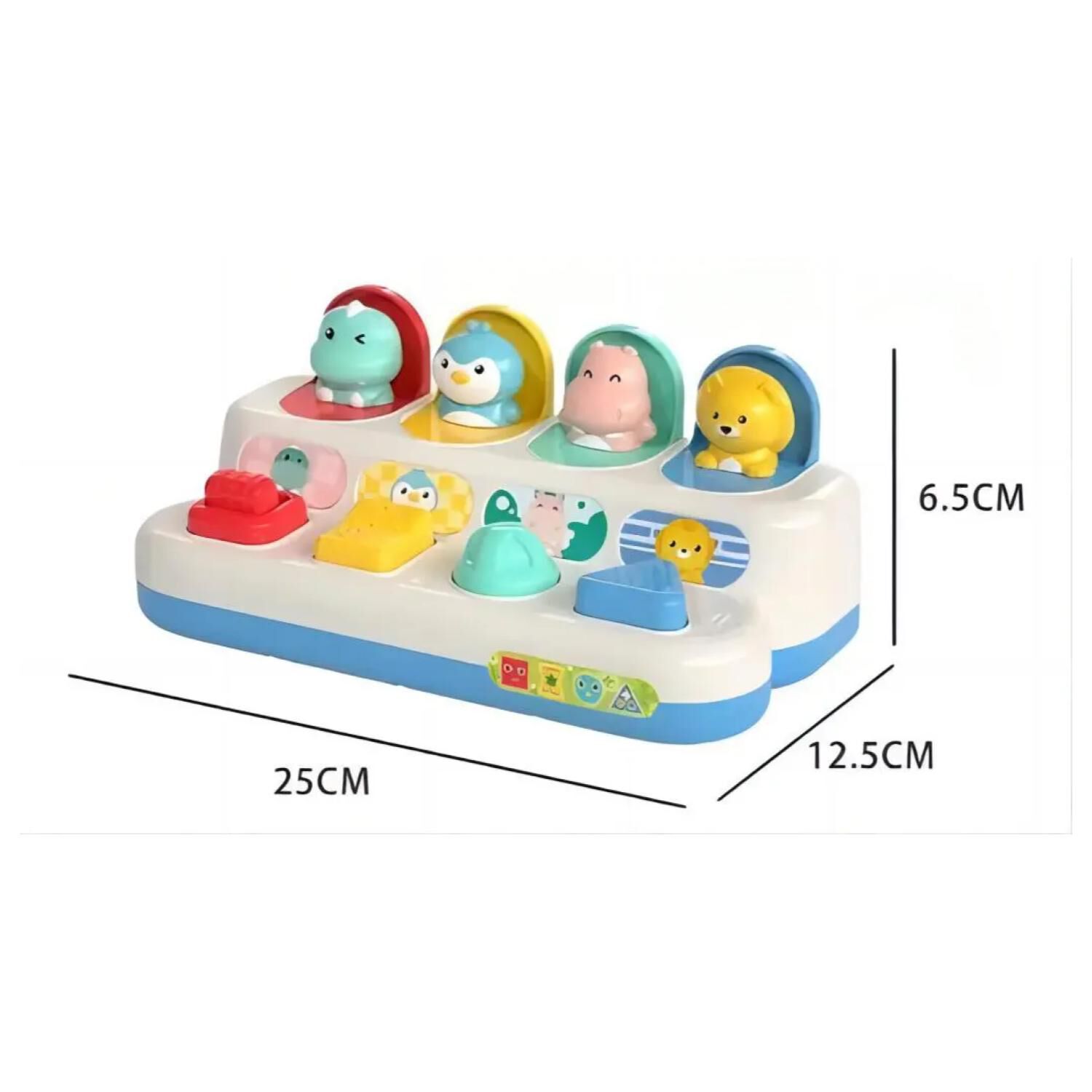 Juguete Didactico Interactivo Pop Up Animales Infantil image number 1.0