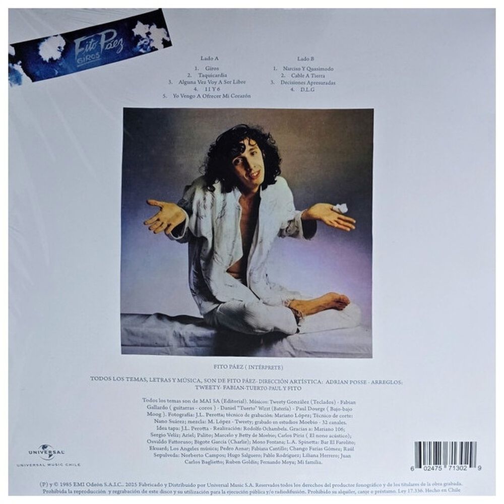 Fito Paez - Giros | Vinilo image number 1.0