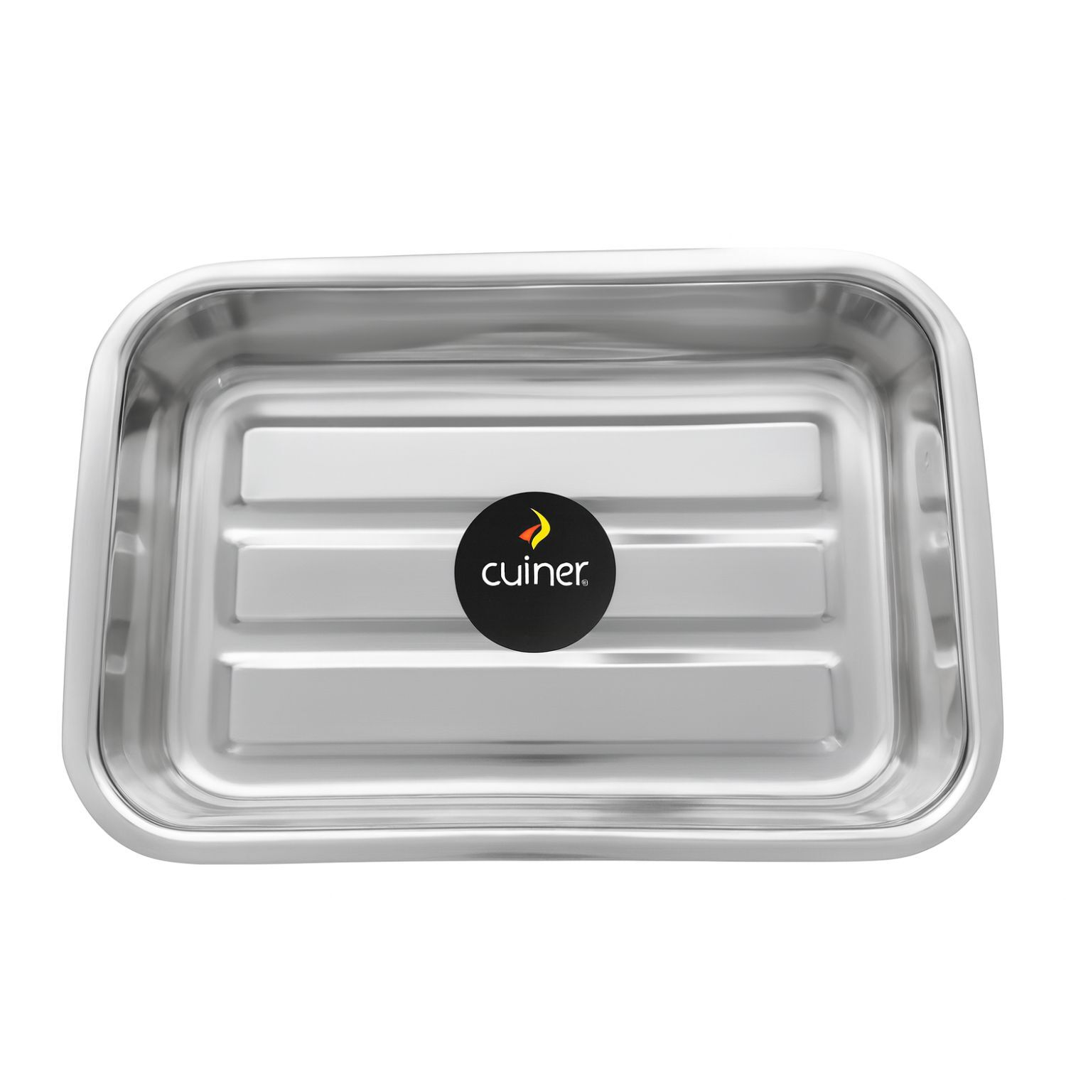 Bandeja Rectangular Multiuso Cuiner 35cm Acero Inoxidable image number 1.0