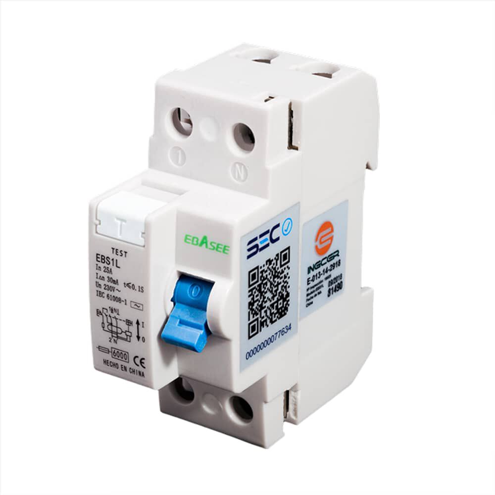 Certificado Diferencial Modular Eba.dif.cert.mod.ebs1l 2x25a/30ma image number 0.0