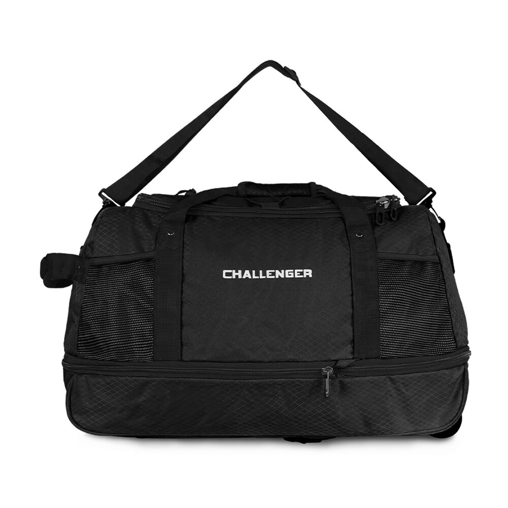 Bolso Tipo Mochila Con Ruedas + Candado Challenger Negro image number 6.0