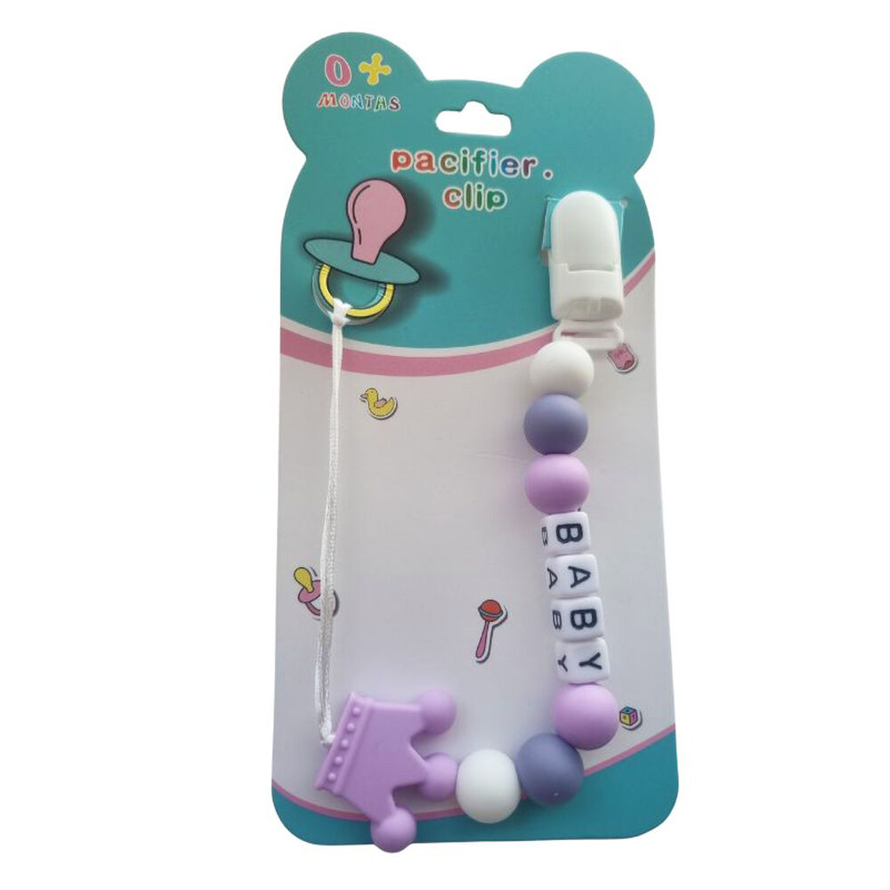 Sujeta Chupete Clip Porta Chupete Silicona Baby Afirma Tete image number 1.0
