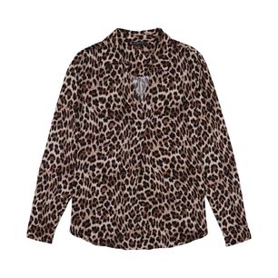 Blusa B&aacute;sica Media Tapeta Manga Larga Cuello V Mujer Kimera