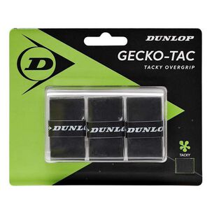 Overgrip Tenis Gecko Tac Dunlop Premium Agarre Negro X3