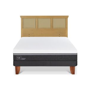 Cama Europea Cic Ortopedic Advance / 2 Plazas / Base Normal + Respaldo