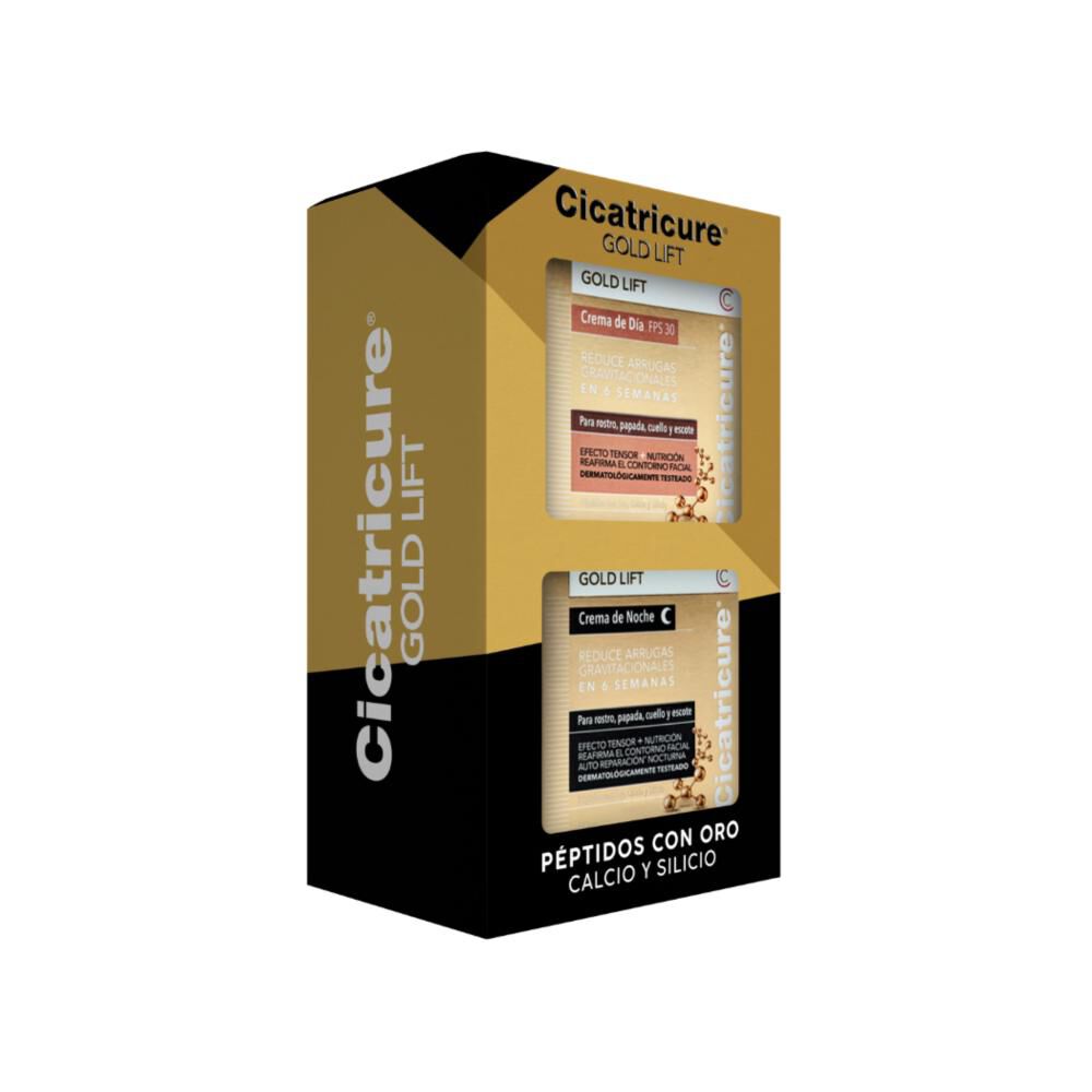 Pack Cicatricure Gold Lift Crema D&iacute;a 50 Gr + Gold Lift Crema Noche 50 Gr image number 1.0