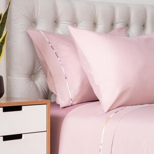 Juego De Sábanas Azhome Bicolor / 2 Plazas