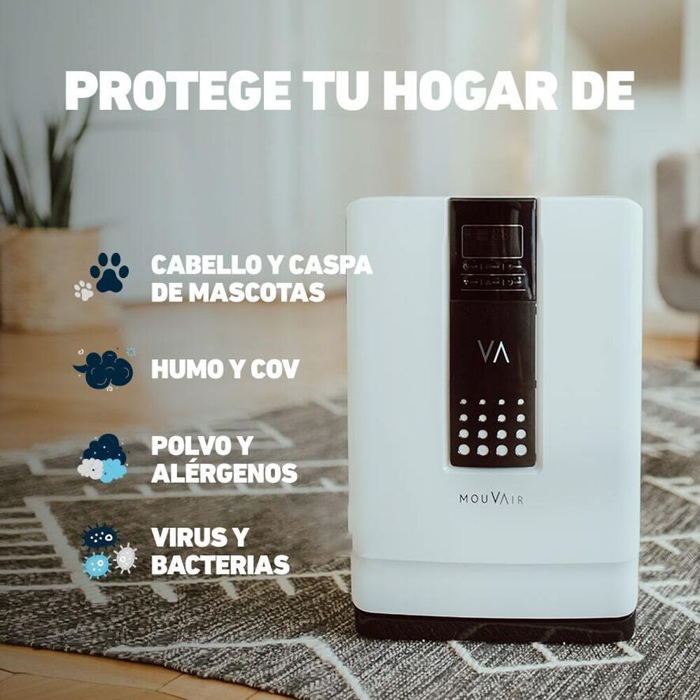 Purificador De Aire Mouvair Zen Con Hepa H13 + Filtros De Reemplazo Hepa H13 image number 2.0