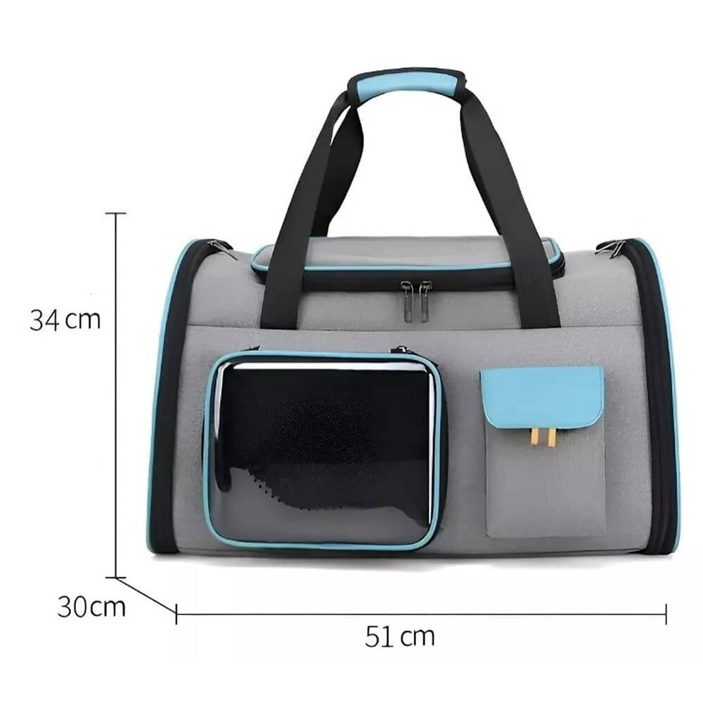 Bolso Transportador Mascotas Color Naranja image number 2.0