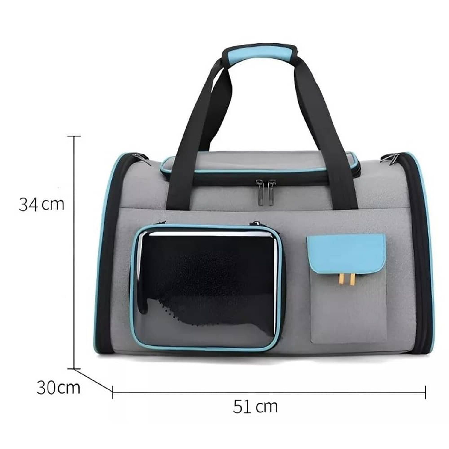 Bolso Transportador Mascotas Color Naranja image number 2.0