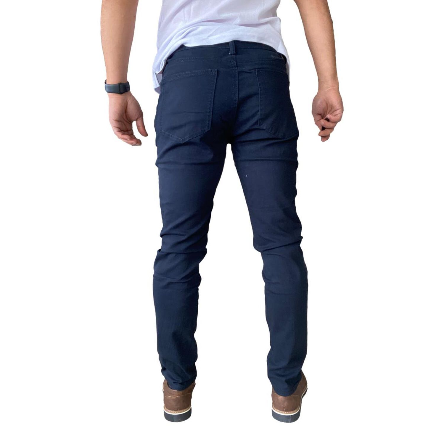 Pantal&oacute;n Tela Elasticado Slim Fit Colores image number 17.0