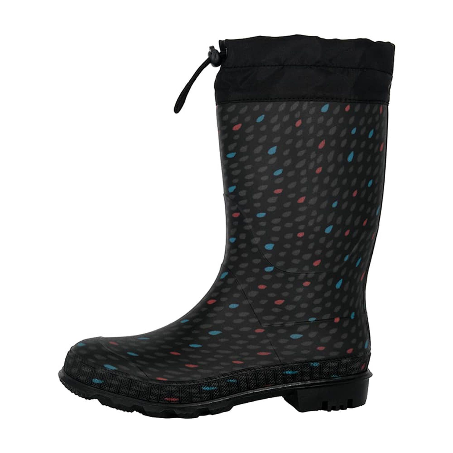 Bota De Agua Con Polar Biela Gotas Negro Alquimia image number 1.0
