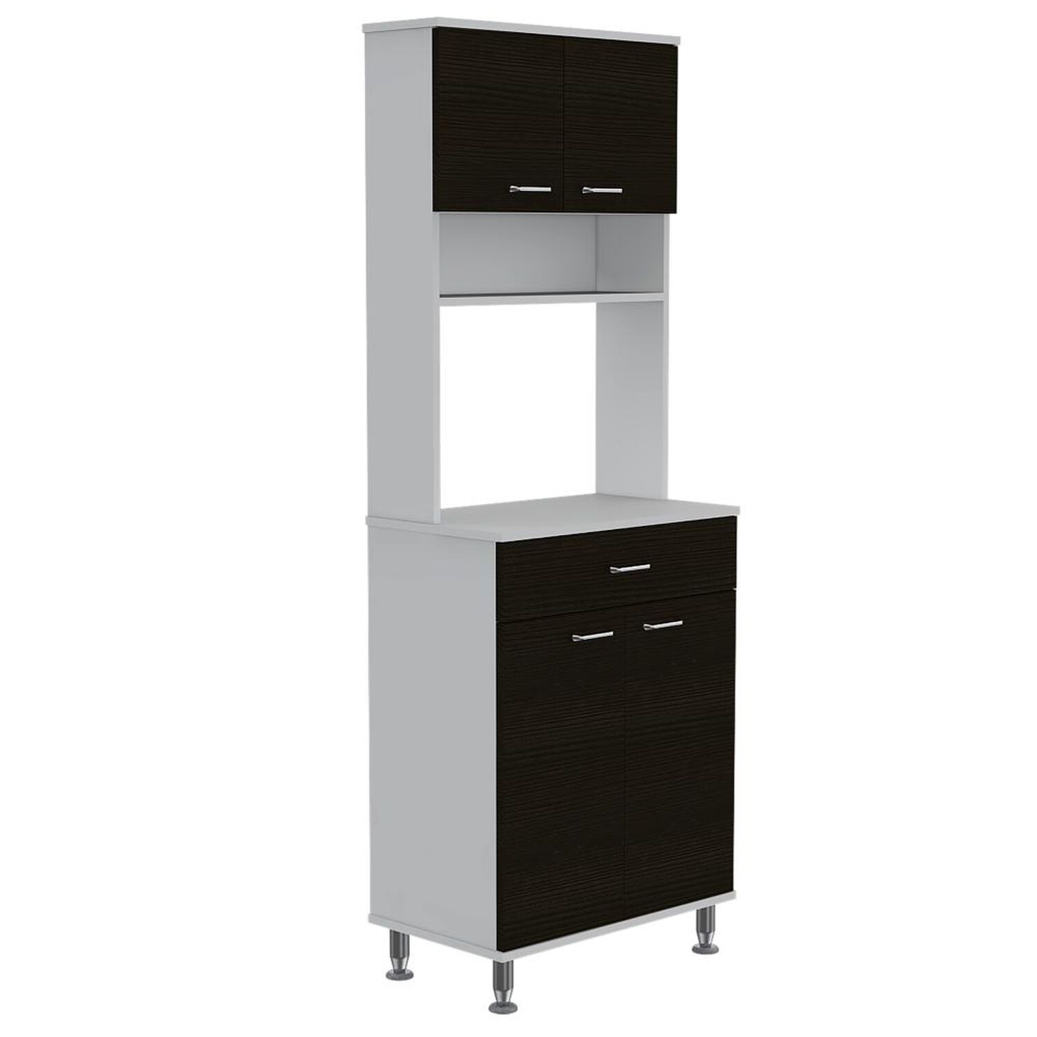 Mueble Cocina 60 + Barra De Cocina + Optimizador Kitchen - Wengue / Blanco Tuhome image number 4.0