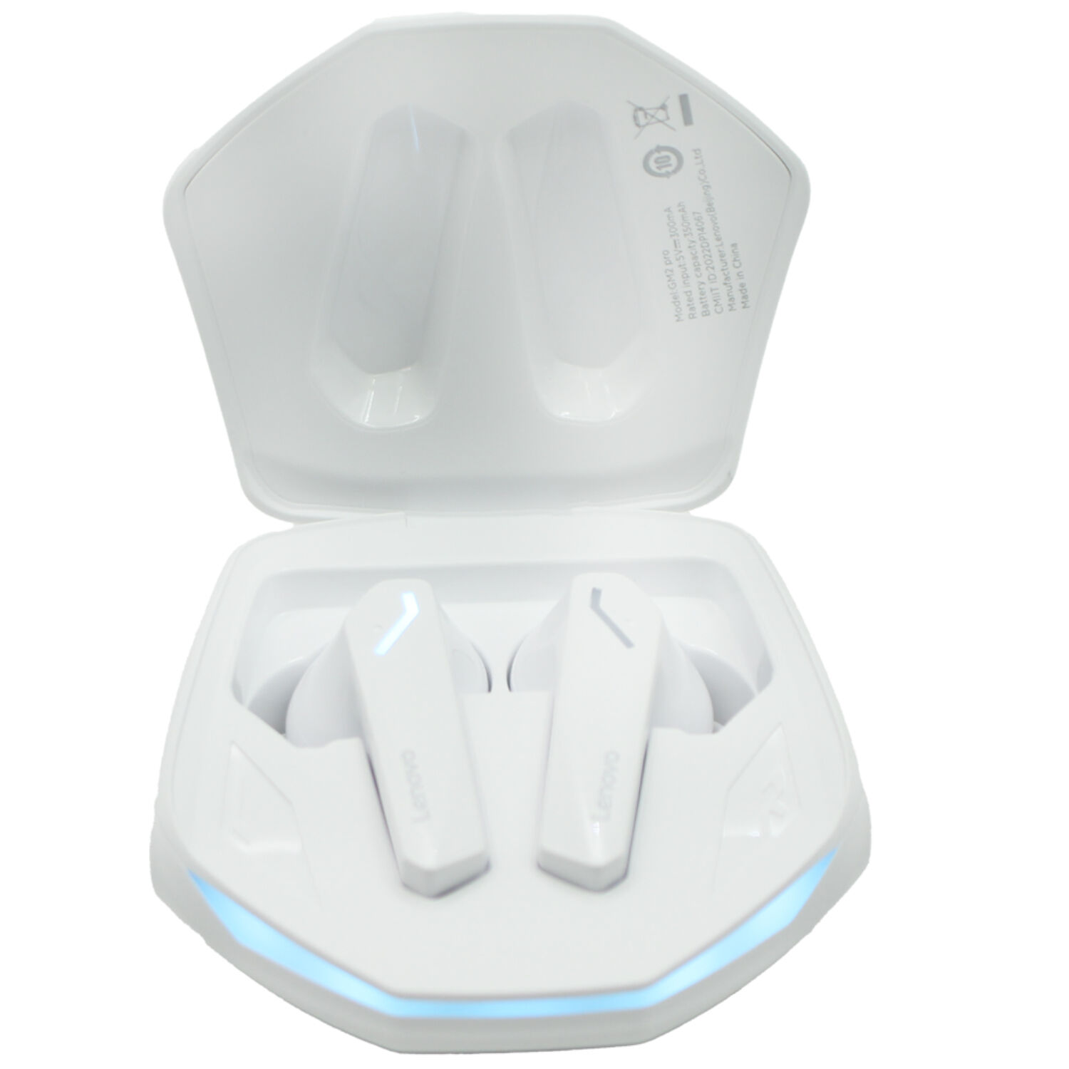 Aud&iacute;fonos Bluetooth Gamer Lenovo Gm2 Pro Blanco - Ps image number 0.0
