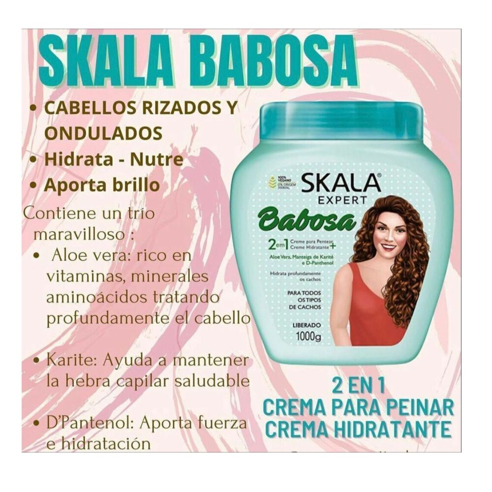 Mascara De Hidratacion Profunda Para Rulos Skala Babosa Aloe Vera 1kg image number 2.0