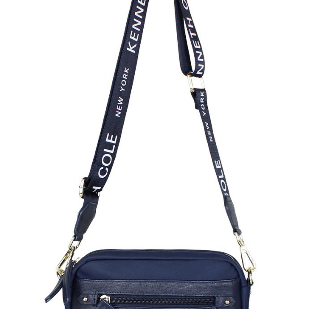Bandolera Y Riñonera Promise Azul Kenneth Cole image number 0.0