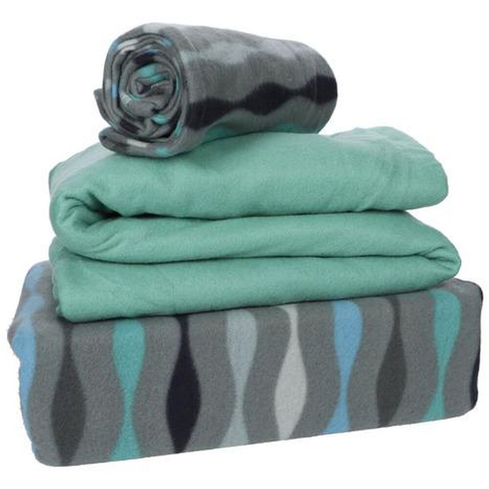 Sabana Andes Polar Estampada Ondas 1.5 Plaza image number 1.0