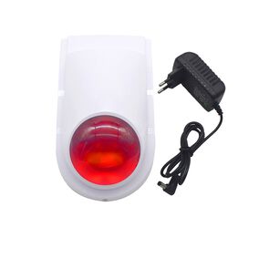 Alarma Con Sirena Y Luz Estrobosc&oacute;pica