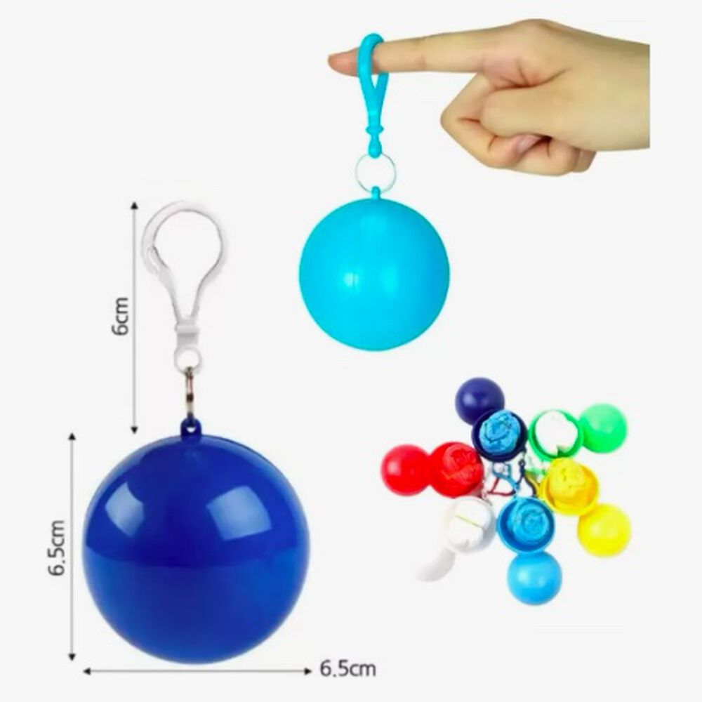 Poncho Capa Impermeable Ultraliviano Portátil Estilo Llavero L image number 3.0