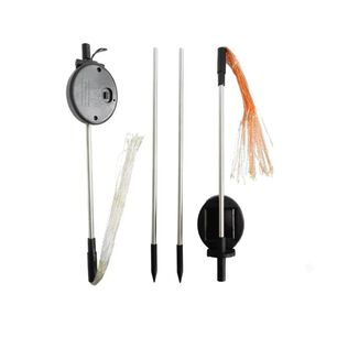 Pack 2 Luces Solares Led Exterior Fuego Artificial Jard&iacute;n