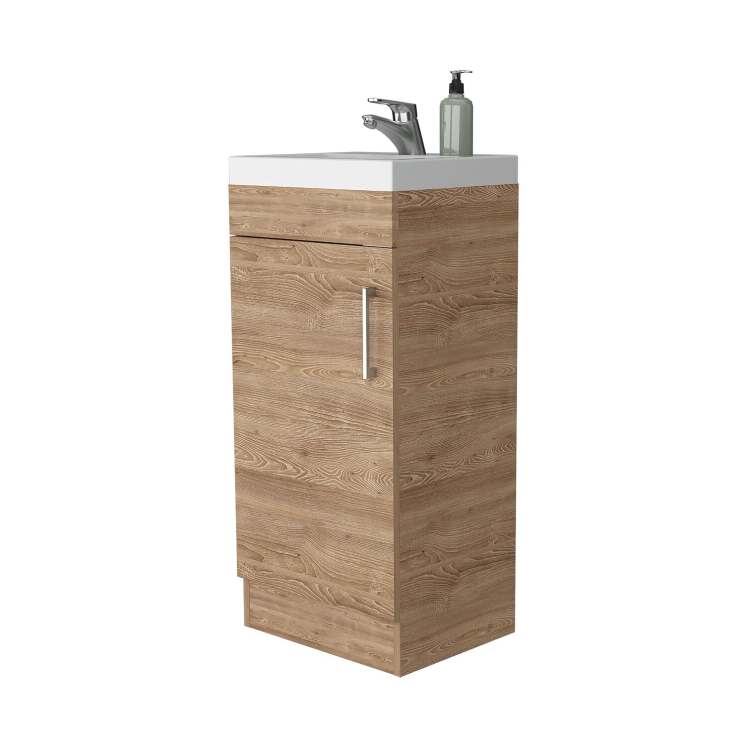 Mueble Vanitorio 1 Puerta Fm-005c Caf&eacute; Claro image number 1.0