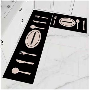 Pack De 02 Alfombra Para Cocina Con Antideslizantes Md19
