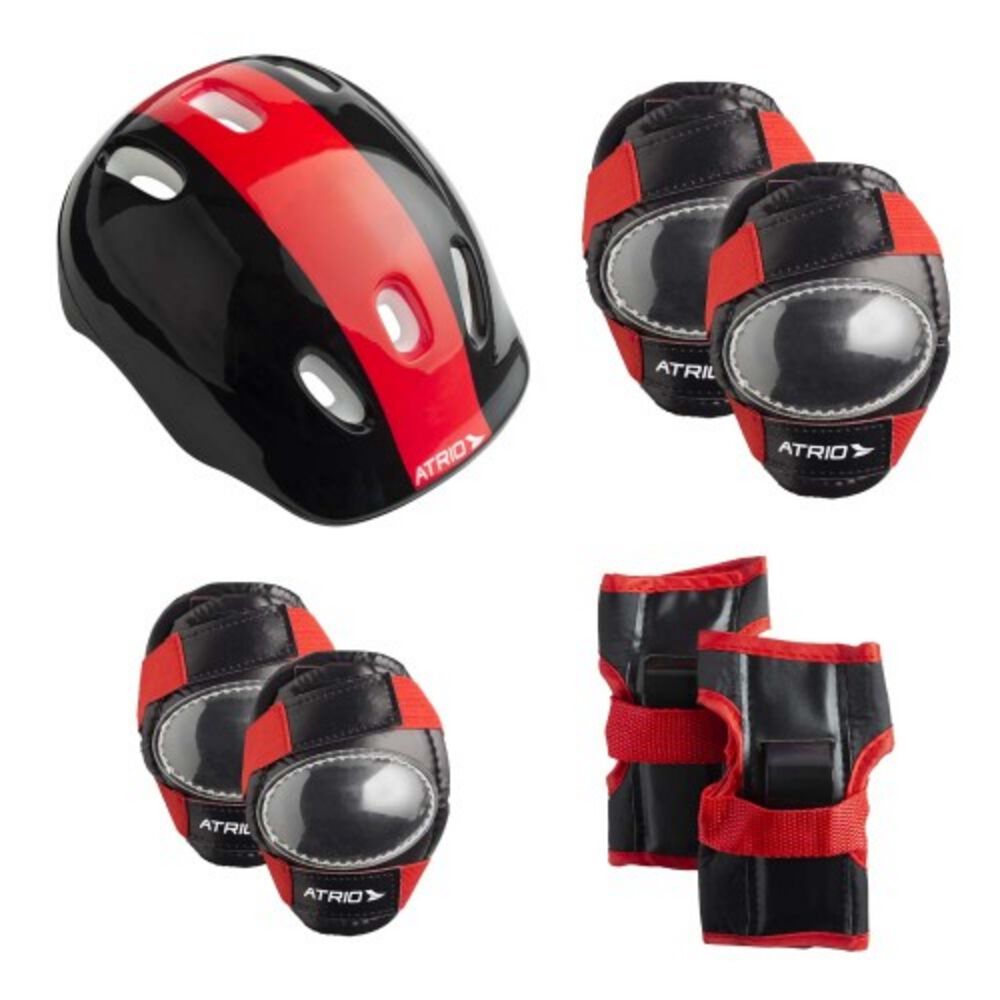 Kit De Proteccion Infantil Patines Atrio Negro/rojo Es198 image number 0.0