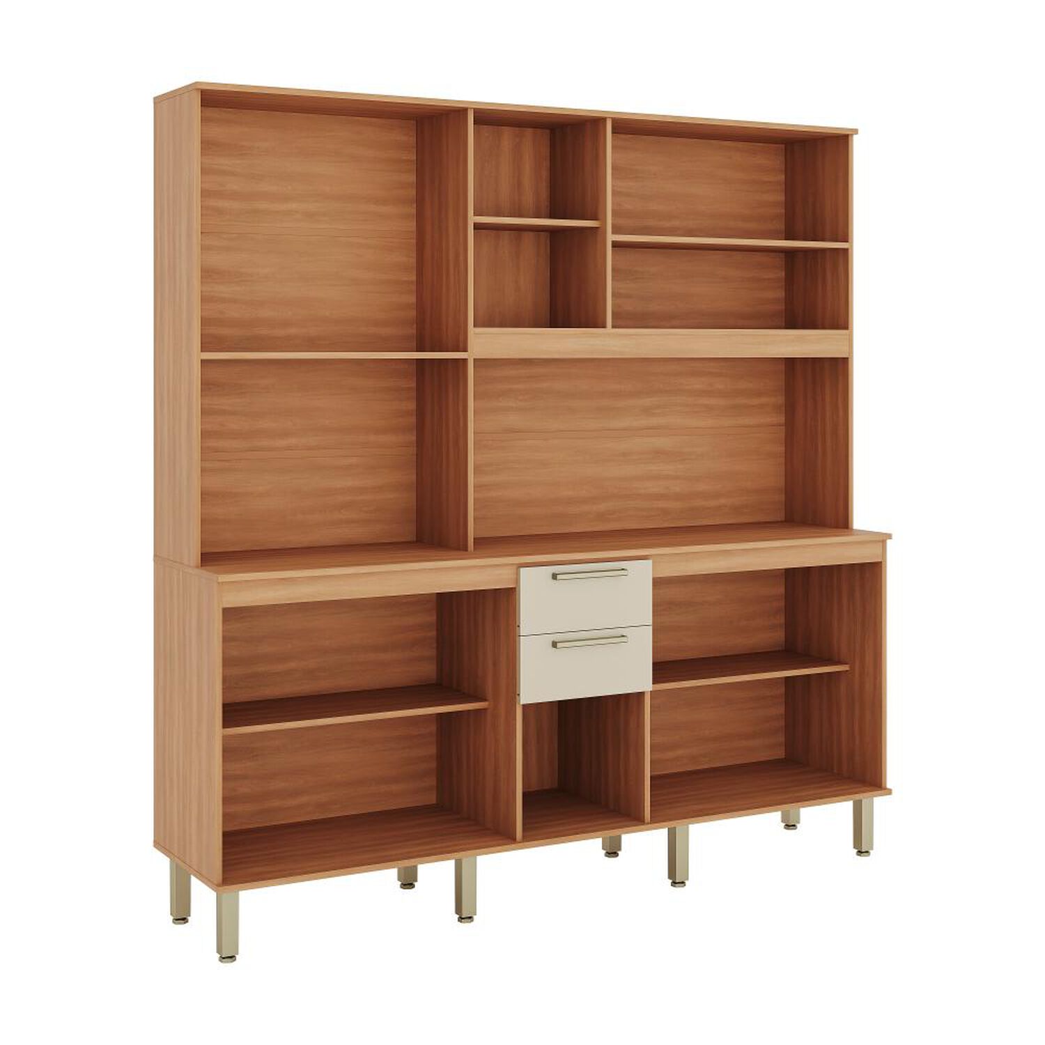 Mueble De Cocina Roca Kit De Cocina Casta&ntilde;a Modular / 8 Puertas / 3 Cajones image number 2.0