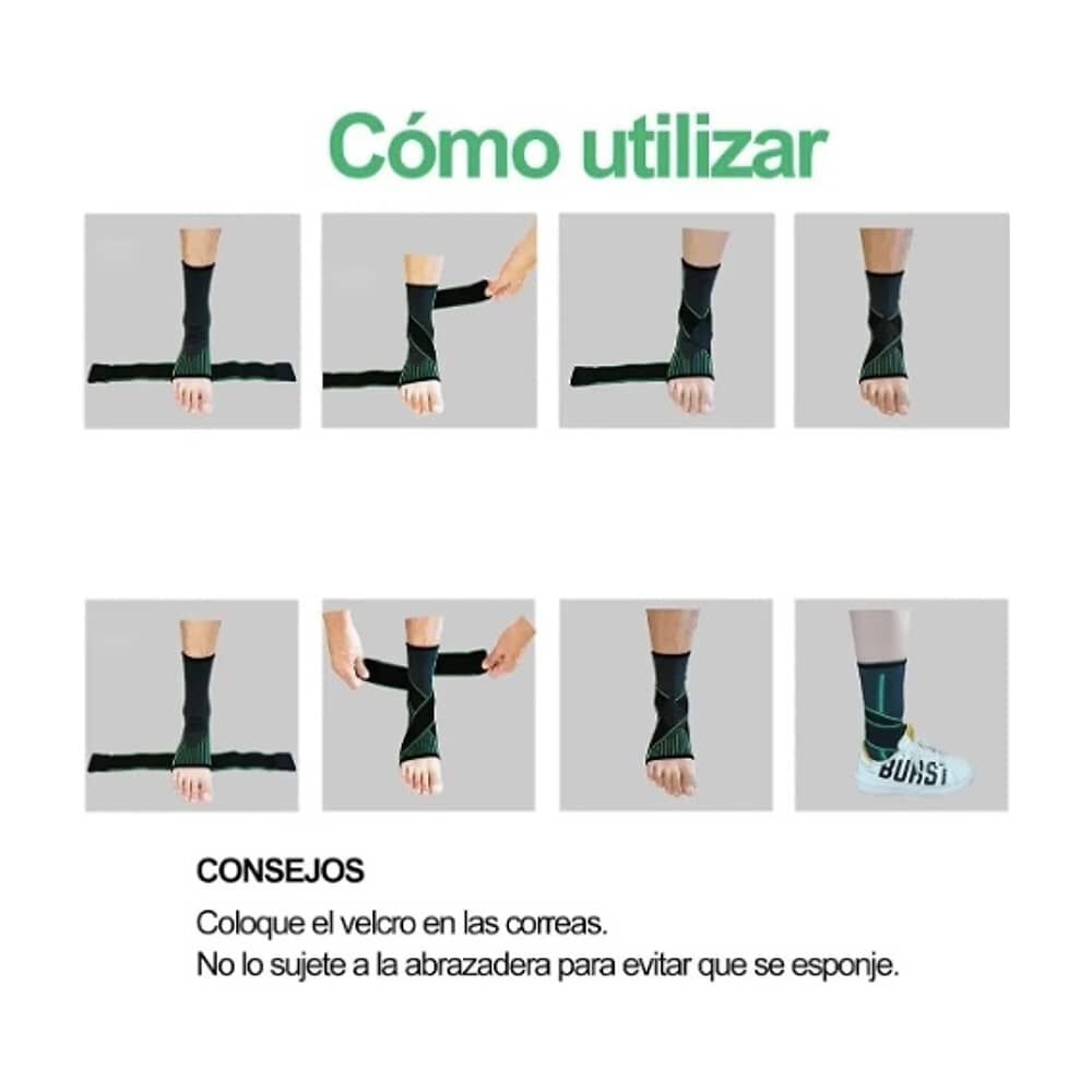 Tobillera Deportiva De Compresi&oacute;n Ajust. P/esguince image number 2.0