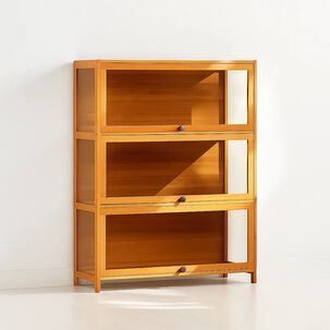 Vitrina Crystalbamboo 3 Niveles 80x33x106
