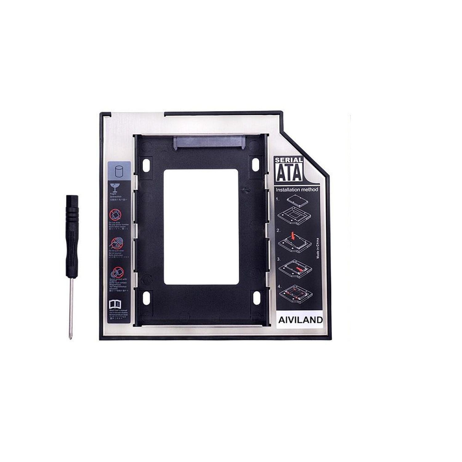 Caddy Para Disco Ssd O Hdd De 2.5" Sata / 9.5mm High Speed image number 2.0