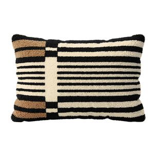 Cojin Rectangular Con Lineas Az Home / 30x50 Cm