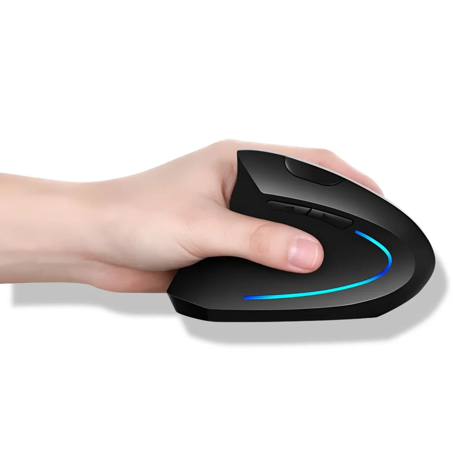 Mouse Ergon&oacute;mico Vertical Inal&aacute;mbrico Para Zurdos Iluminado image number 8.0