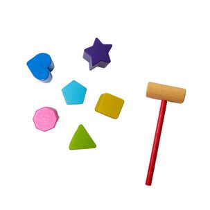 Juguete De Encaje Martillo De Figuras Geom&eacute;tricas