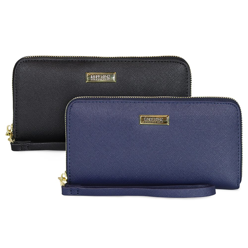 2 Billeteras De Mujer Jaeda Negra Y Azul Kenneth Cole image number 0.0