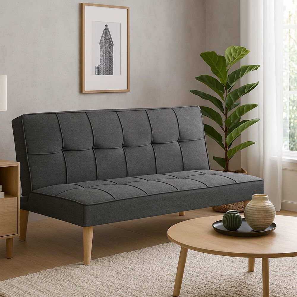 Fut&oacute;n Foster Gris Oscuro 167x76x80 Cm image number 1.0