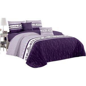 Cubrecama De Verano King 250cmx270cm Quilt + 2 Fundas De Almohada 50cmx70cm Cobertor Delgado