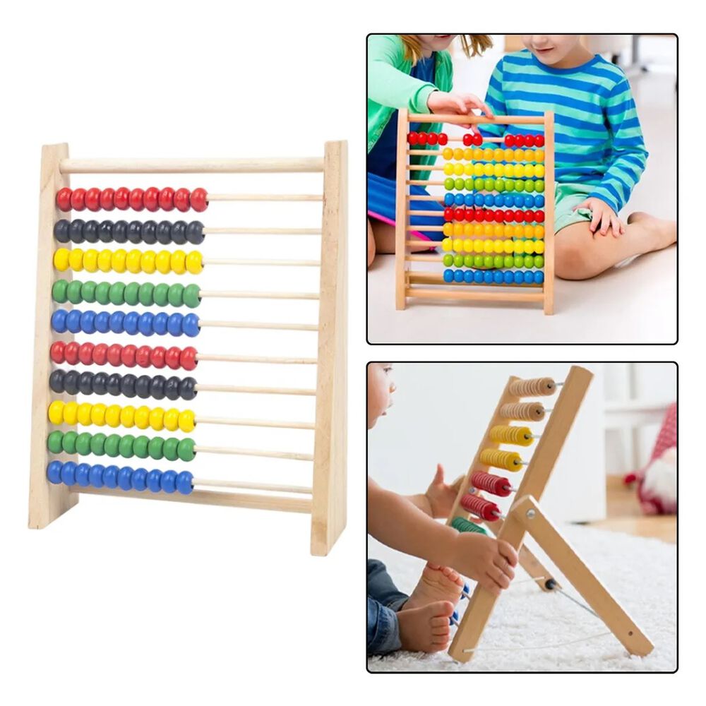 Abaco De Madera Cuenta Aritmética Para Niños image number 6.0