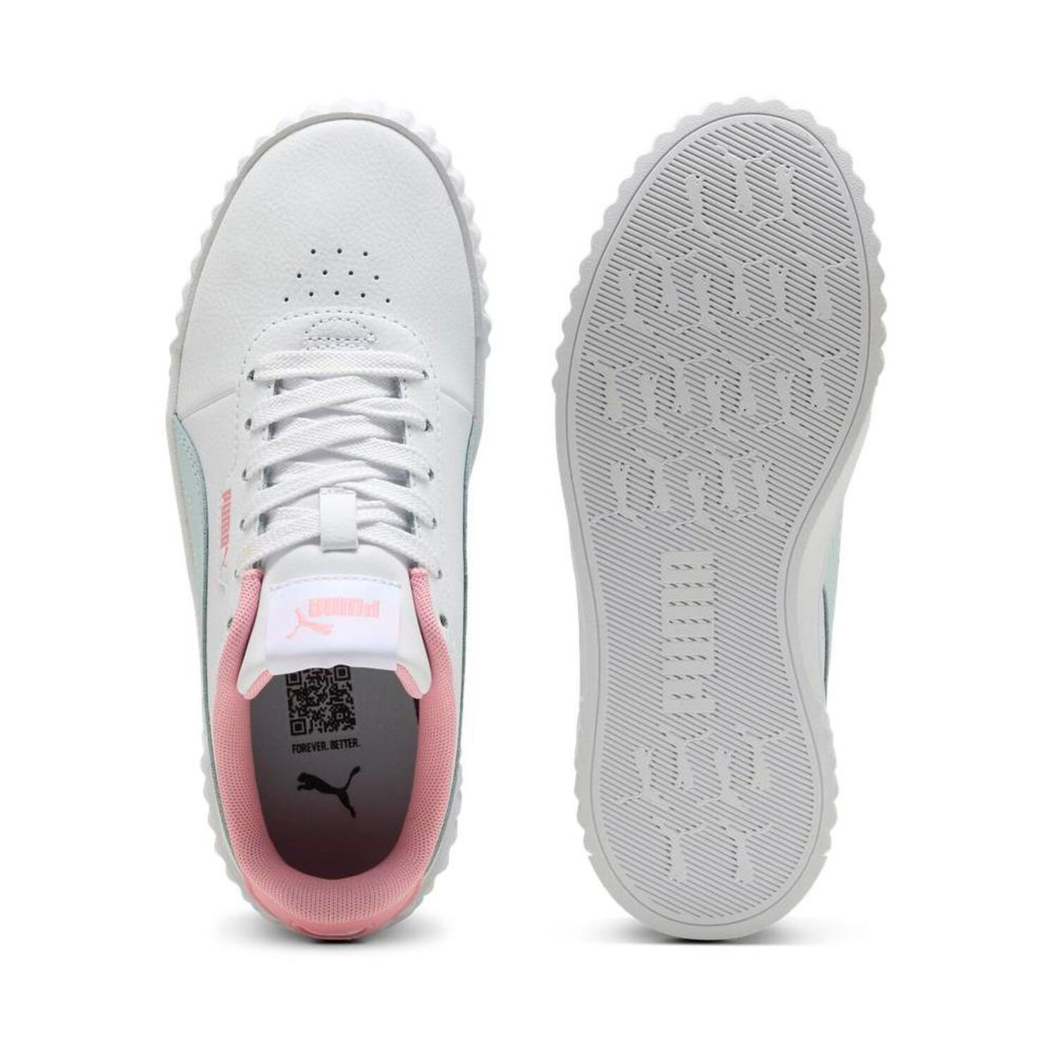 Zapatilla Urbana Mujer Puma Carina 3.0 Jr Blanco image number 3.0