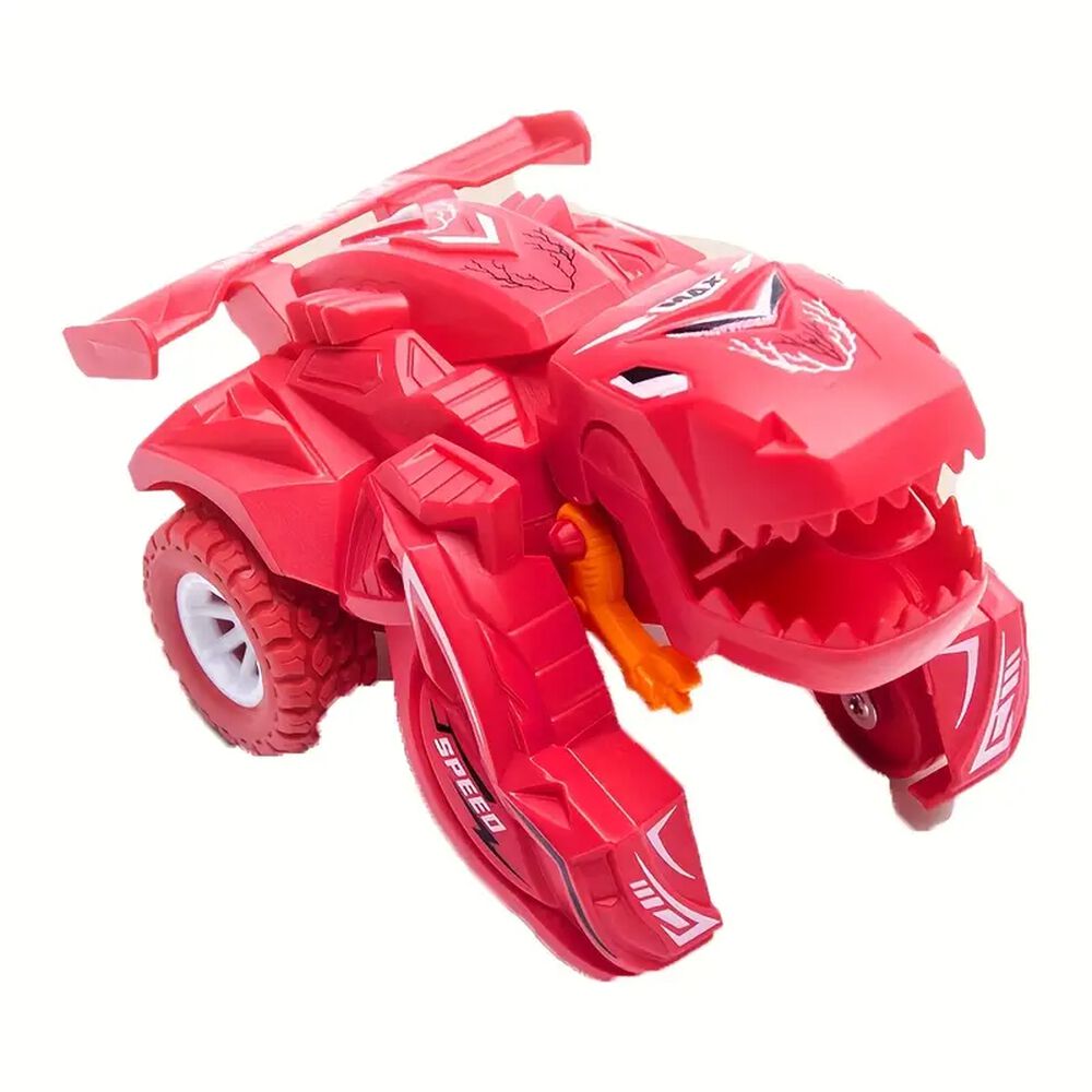 Set Juguetes Cuatro Autos Transformers Dinousaurio Para Niños image number 8.0