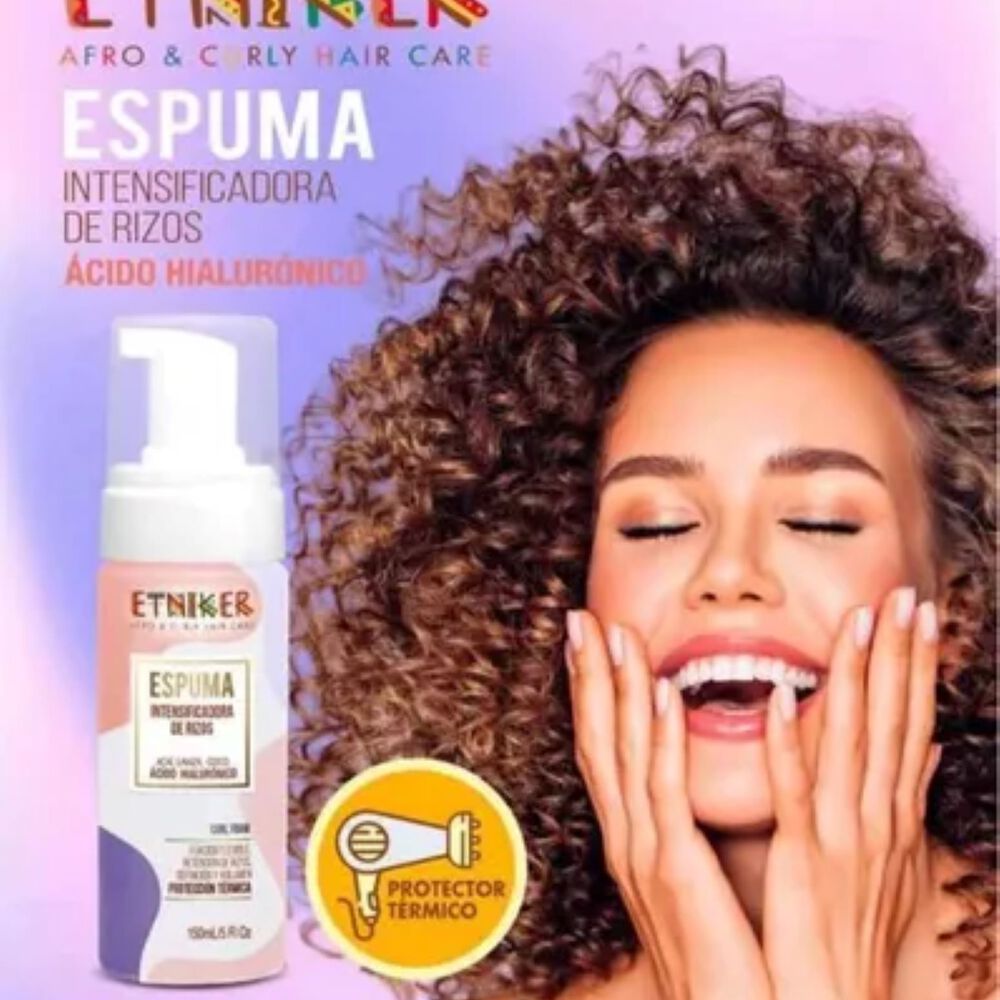 Espuma Intensificadora De Rizos Etniker 150ml.- image number 2.0