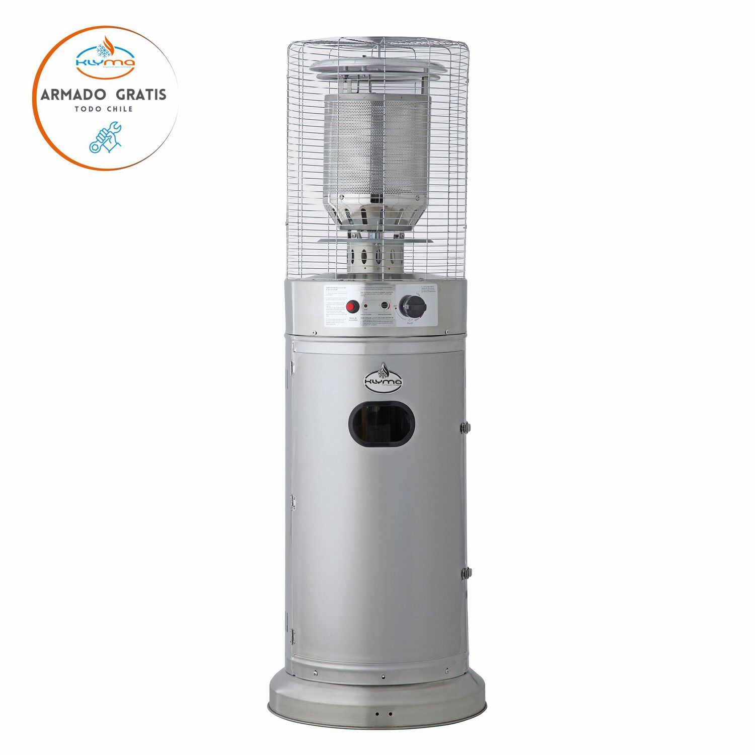 Estufa A Gas Exterior Terraza Cildro Lw Inox 1,35 Metros image number 2.0