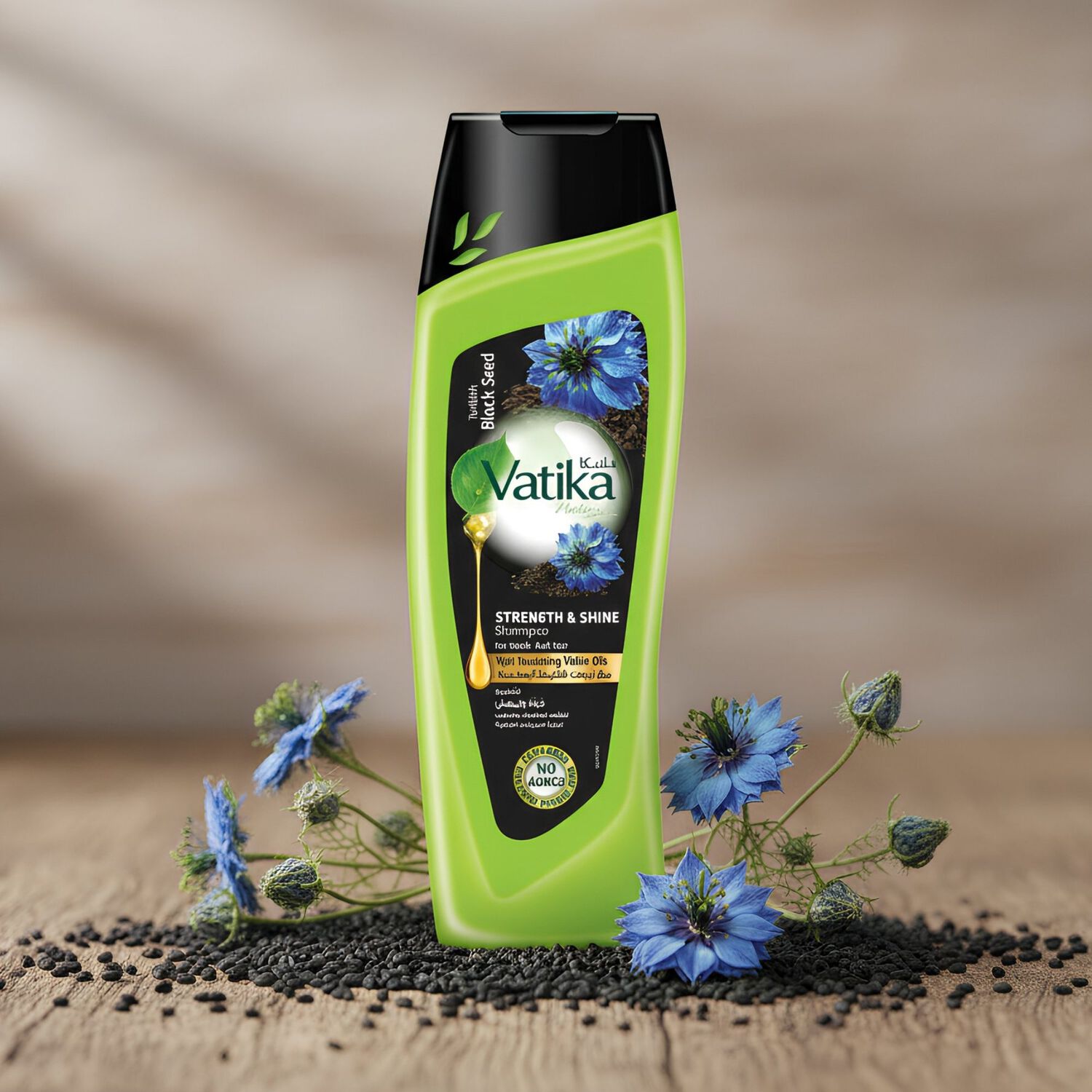 Shampoo Vatika - Semilla Negra 200ml image number 1.0
