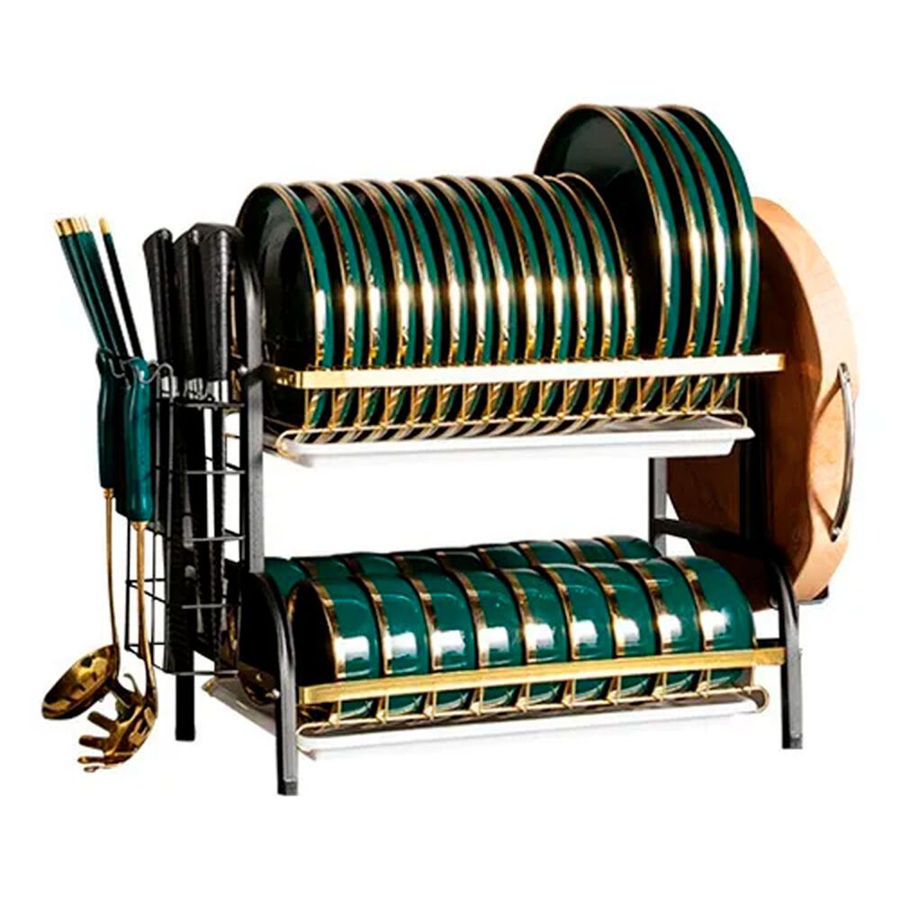 Estante Organizador Y Escurridor De Platos 2 Niveles image number 0.0