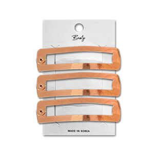 Set Clip Rectangular Besty Rosegold 3u Rosegold