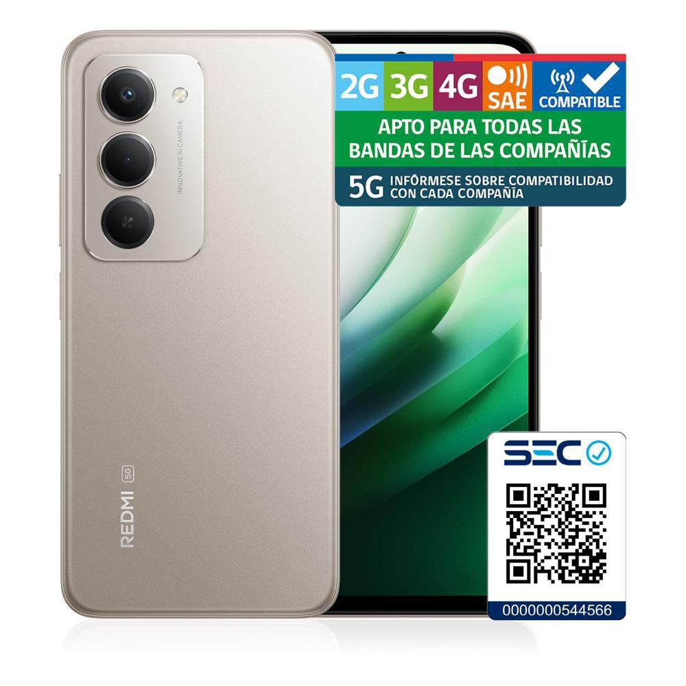 Smartphone Xiaomi Redmi 15 / 5G / 256 GB / Gris / Liberado image number 8.0