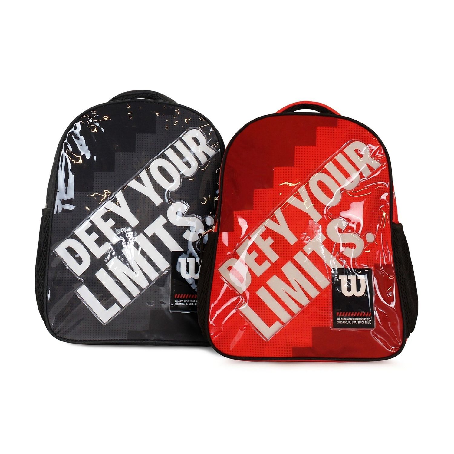 Pack Wilson 2 Mochilas Infantil Logan Roja Y Negra image number 0.0