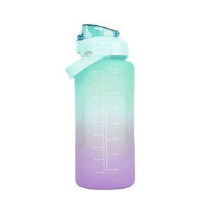 Pack 2 Botellas Agua Motivacionales De 2 Litros Y 900 Ml