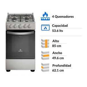 Cocina A Gas Mademsa FM4ES / 4 Quemadores